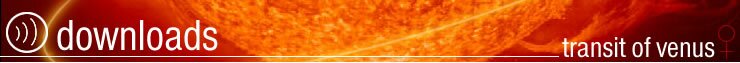 transit of venus - downloads