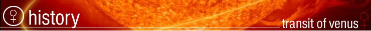 transit of venus - history