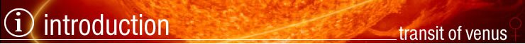 transit of venus - introduction
