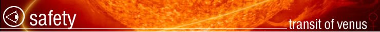 transit of venus - safety