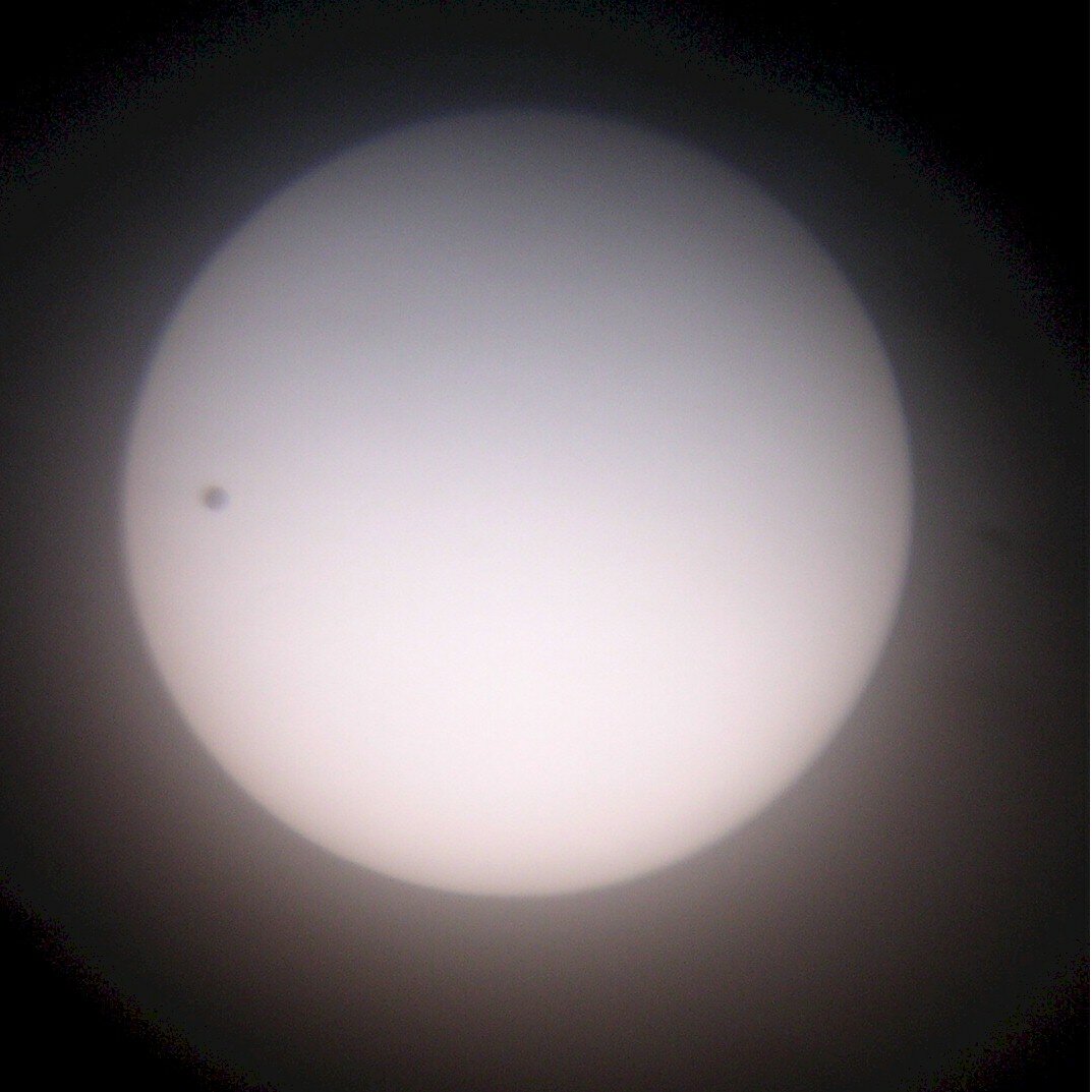 Projected image from a 4-inch telescope at Carr House